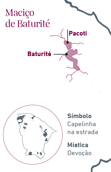 Baturité/Pacoti - a 115 km/119km (respectivamente) de Fortaleza