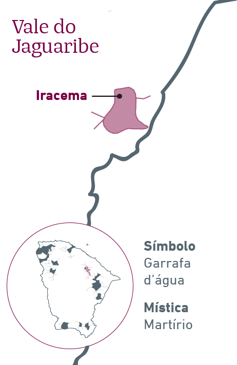Iracema, no Médio Jaguaribe, a 292 km de Fortaleza
