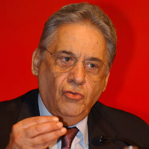 Foto do ex-presidente Fernando Henrique Cardoso